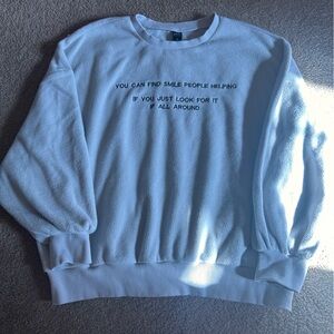 Silly boxy graphic hoodie